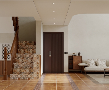 Wabi-sabi Style A Living Room-ID:902471078