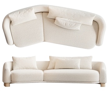 HESSENTIA现代三人沙发3D模型