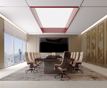 New Chinese Style Meeting Room-ID:645809896