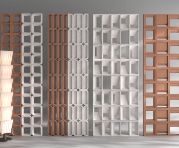 Modern Cement Brick Screen Partition-ID:195135125