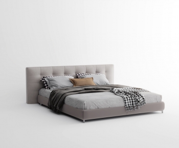 Modern Double Bed-ID:579348096