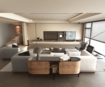 Modern A Living Room-ID:753122097