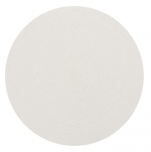 现代米白色圆形素色地毯-ID:5764488