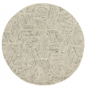 现代素色暗纹圆形地毯-ID:5764534