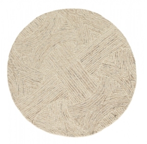 现代素色暗纹圆形地毯-ID:5764535