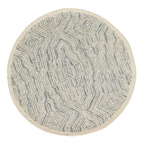 现代素色暗纹圆形地毯-ID:5764536