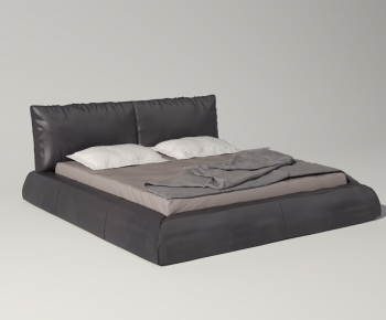 Modern Double Bed-ID:102952961