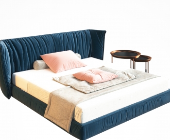 Modern Double Bed-ID:502856978