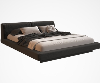 Modern Double Bed-ID:525552991