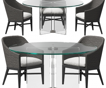 Modern Dining Table And Chairs-ID:595448972