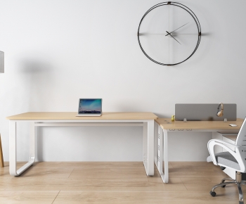 Modern Office Desk And Chair-ID:504394051