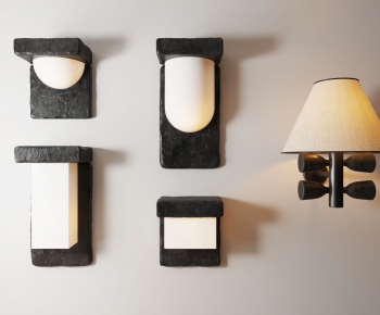 Wabi-sabi Style Wall Lamp-ID:278872015