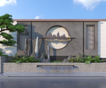 New Chinese Style Garden-ID:251600983