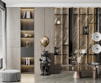 Modern Decorative Cabinet-ID:748095994