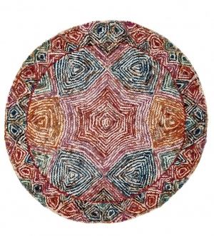 欧式简约纹理圆形地毯贴图-ID:5765434
