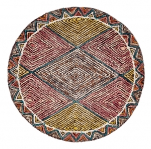 欧式简约纹理圆形地毯贴图-ID:5765435