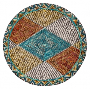 欧式简约纹理圆形地毯贴图-ID:5765436