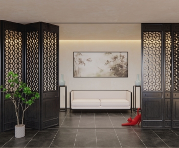 New Chinese Style Wabi-sabi Style Partition-ID:756803994