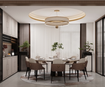 New Chinese Style Dining Room-ID:966501004