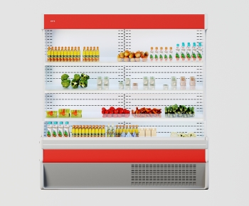 现代超市冰柜货架-ID:504303933
