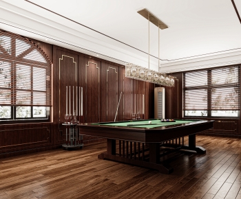New Chinese Style Billiard Room-ID:906481038