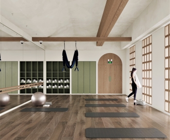 Wabi-sabi Style Yoga Room-ID:275270926