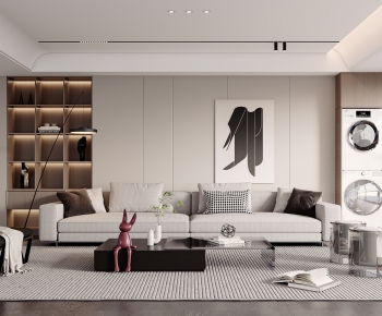 Modern A Living Room-ID:344656947