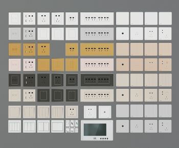 Modern Switch Socket Panel-ID:575722933