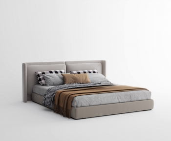 Modern Double Bed-ID:344441896