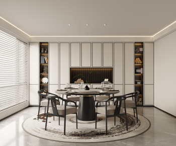 New Chinese Style Dining Room-ID:990736016