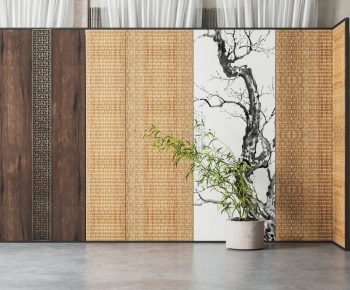 New Chinese Style Wabi-sabi Style Partition-ID:699029074