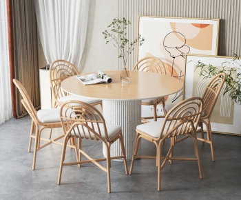 Modern Dining Table And Chairs-ID:414120914