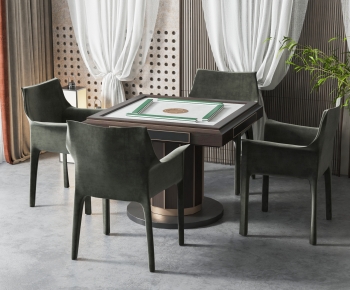 Modern Mahjong Tables And Chairs-ID:500180742