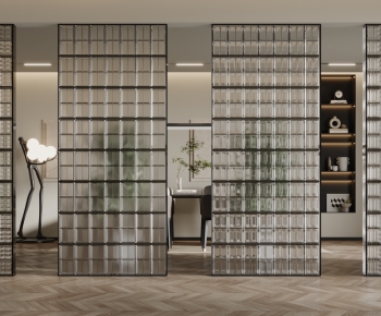 Modern Glass Screen Partition-ID:847481975