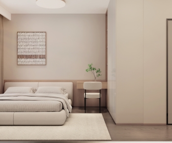 Modern Wabi-sabi Style Bedroom-ID:380816942