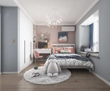 Nordic Style Girl's Room Daughter's Room-ID:923271895