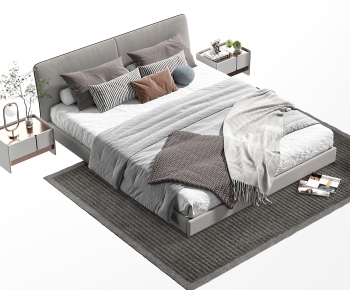 Modern Double Bed-ID:240905056