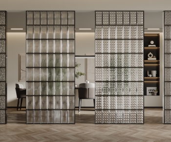 Modern Glass Screen Partition-ID:736287121