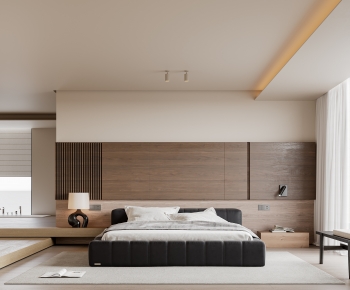 Modern Wabi-sabi Style Bedroom-ID:925779374