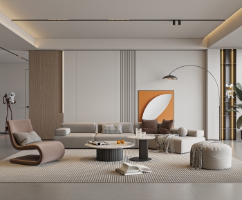 Modern A Living Room-ID:622479928