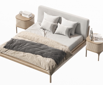 Modern Double Bed-ID:571504124