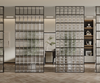 Modern Glass Screen Partition-ID:821914914