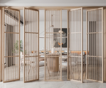 New Chinese Style Wooden Screen Partition-ID:460526942