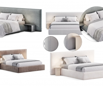 Modern Double Bed-ID:283386953
