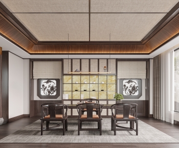 New Chinese Style Tea House-ID:886432894