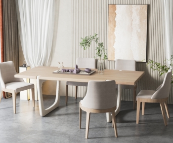 Modern Dining Table And Chairs-ID:985829872