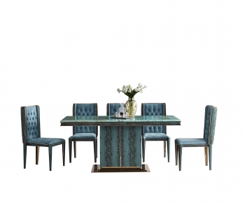 Modern Classical Style Dining Table And Chairs-ID:193944936