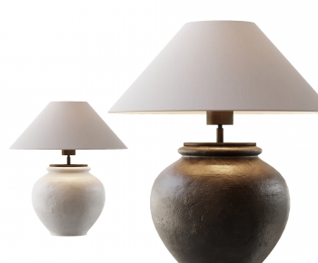 Wabi-sabi Style Table Lamp-ID:440537938