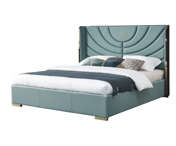 Modern Double Bed-ID:547118902