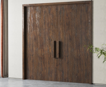 New Chinese Style Double Door-ID:756474021